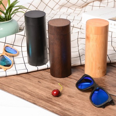 Funky wooden Material and beige Color bamboo glasses cases wooden sunglasses box