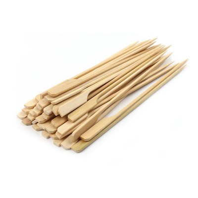 Natural Bamboo Disposable Sword Shaped Cocktail Skewer for Party