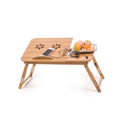 Bamboo Kids Study Laptop Table with Drawer